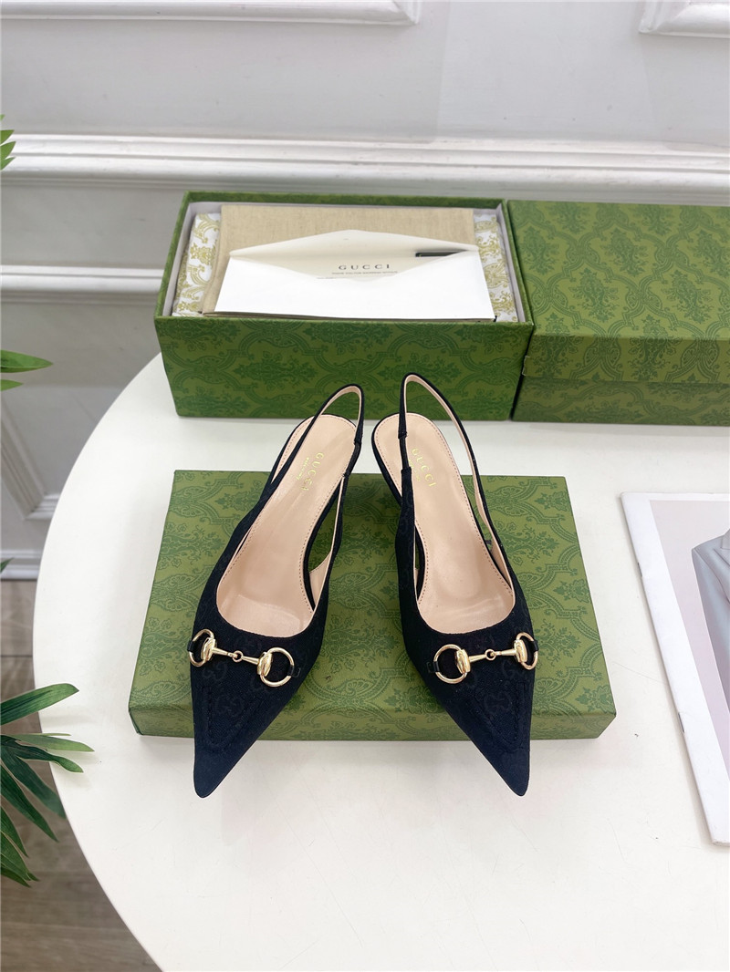 Gvc*1 horsebit slingback pumps replica designer shoes