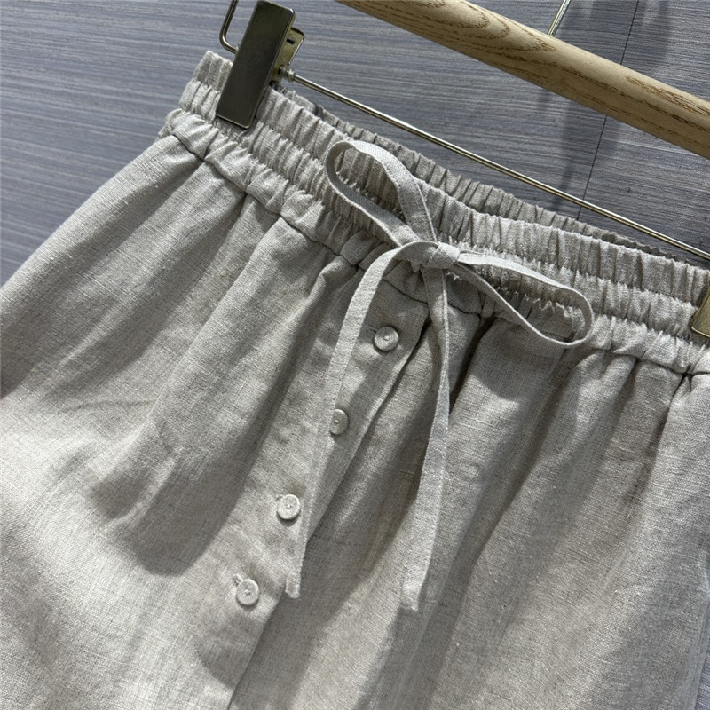 jil sander cotton and linen long skirt replica d&g clothing