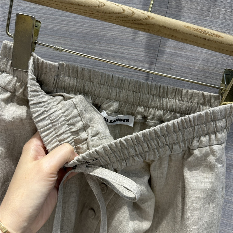 jil sander cotton and linen long skirt replica d&g clothing