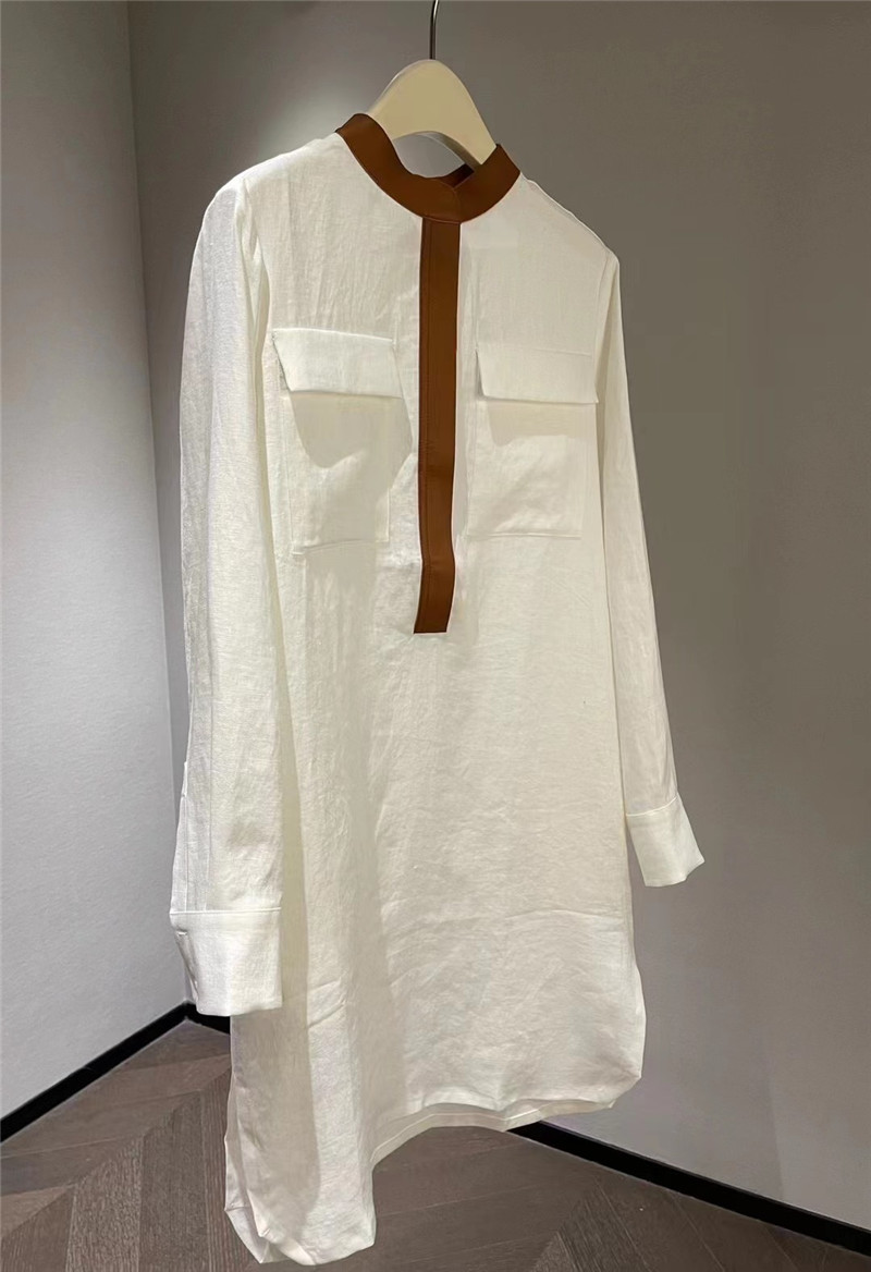 L0r0 P1ana classic pocket dress replicas clothes