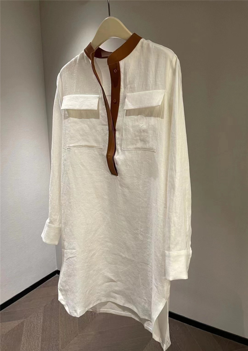 L0r0 P1ana classic pocket dress replicas clothes