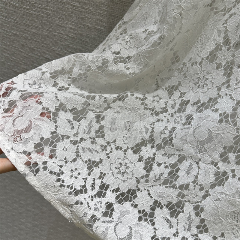 Gucci zippered round neck lace short sleeve top replica clothes