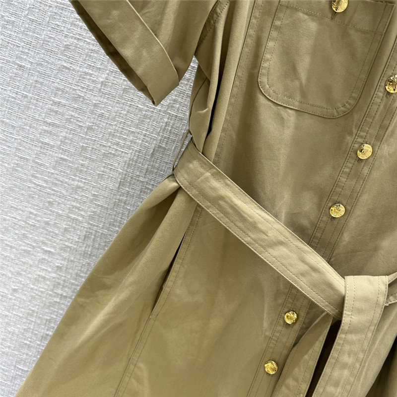 Ce1i*e safari style khaki dress replica clothing sites