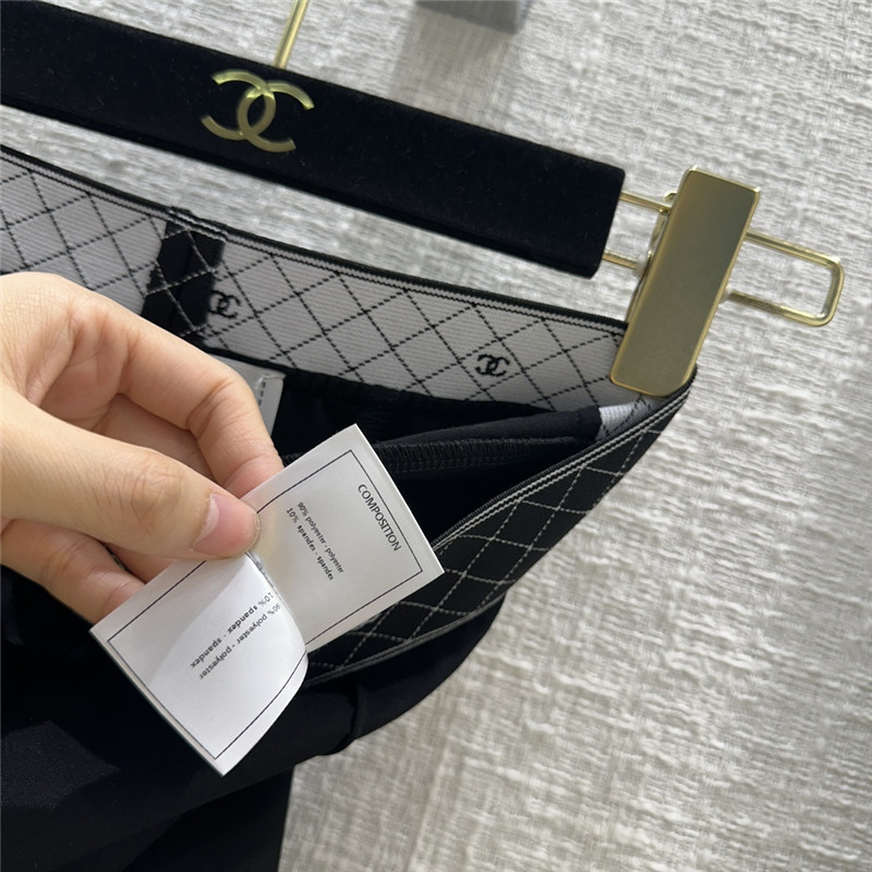 Ch**el letter web waist bootcut pants replica d&g clothing