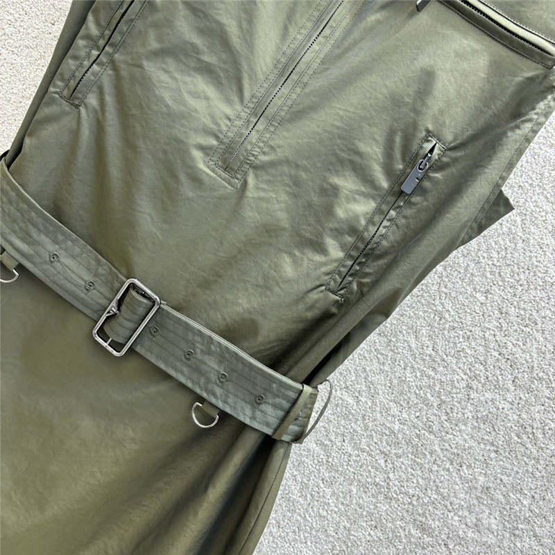 Bv*b*rry stand collar work style sleeveless dress replica clothes