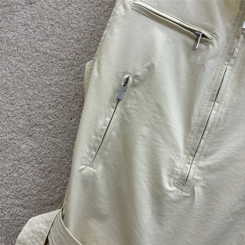 Bv*b*rry stand collar work style sleeveless dress replica clothes