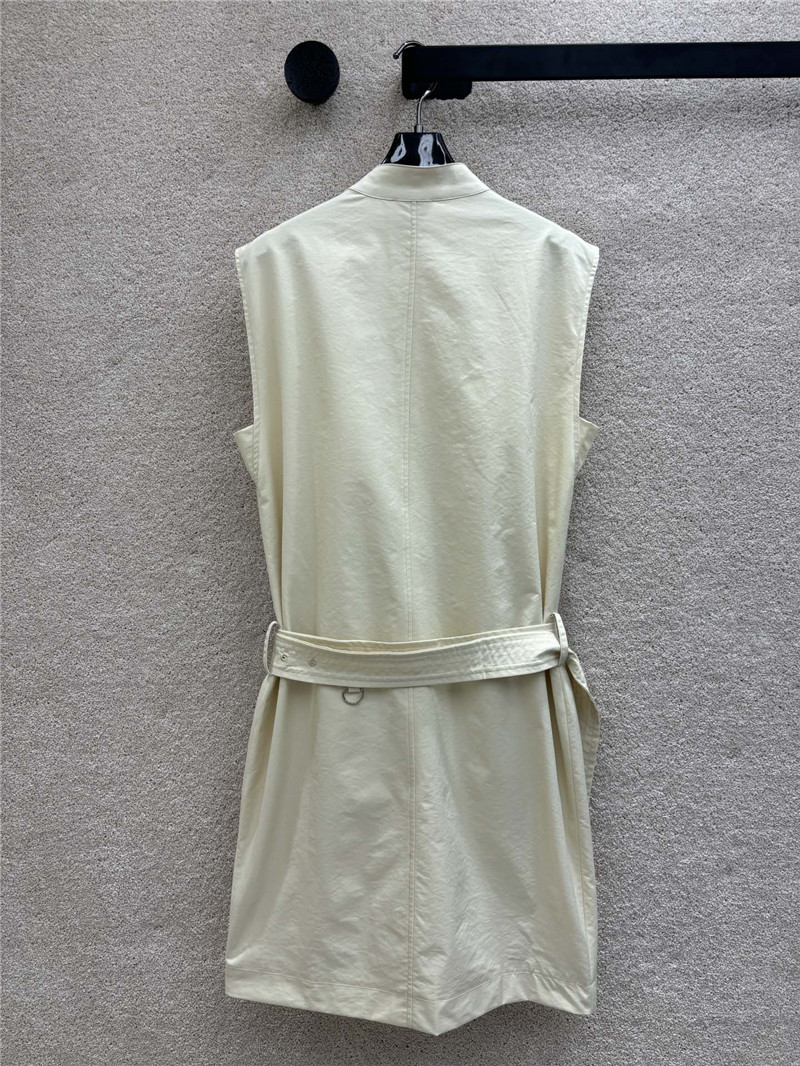 Bv*b*rry stand collar work style sleeveless dress replica clothes