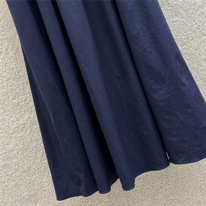 M1um1u metal buckle waist short dress replica designer clothes