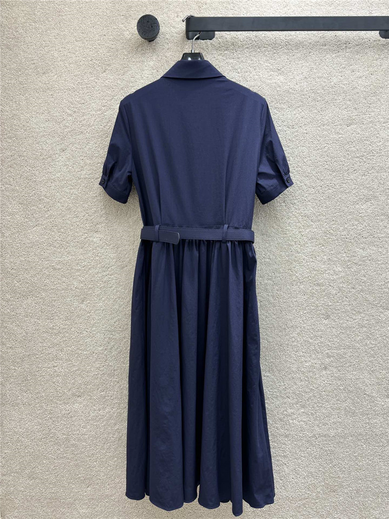 M1um1u metal buckle waist short dress replica designer clothes