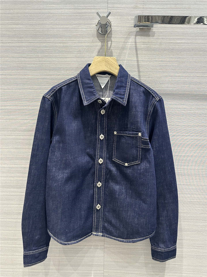 b0tt*ga Ven*ta denim blue original color denim suit replica clothes