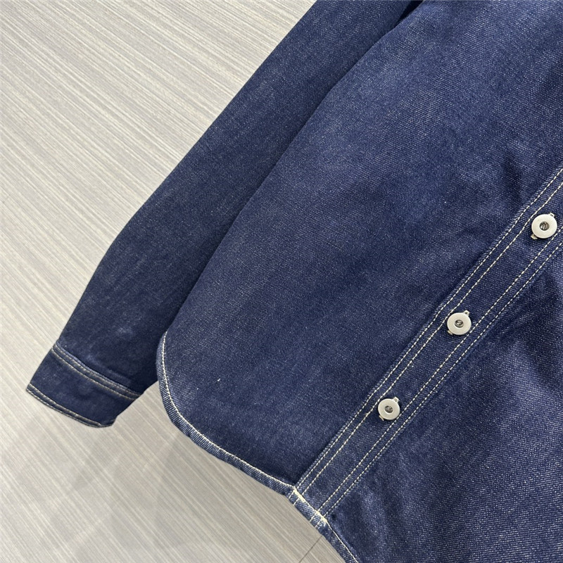 b0tt*ga Ven*ta denim blue original color denim suit replica clothes