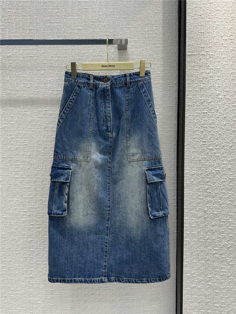 M1um1u work pocket temperament skirt replica d&g clothing