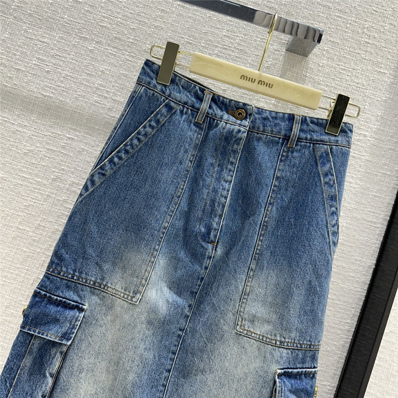 M1um1u work pocket temperament skirt replica d&g clothing