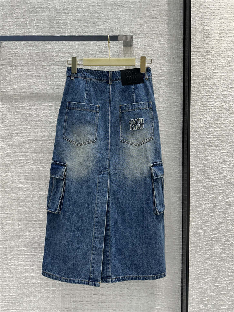 M1um1u work pocket temperament skirt replica d&g clothing