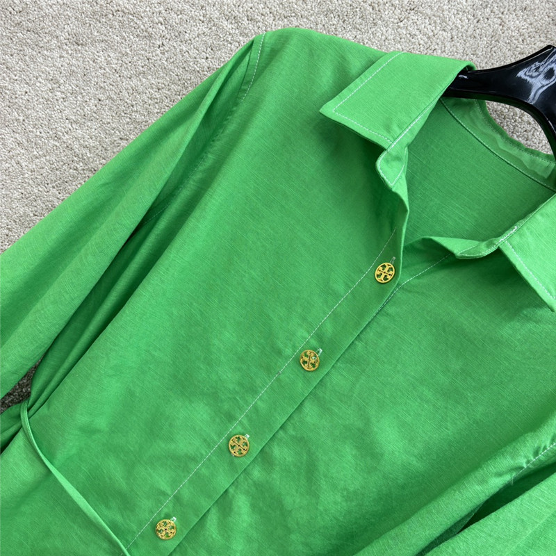 Tory Burch linen lapel shirt cheap replica designer clothes