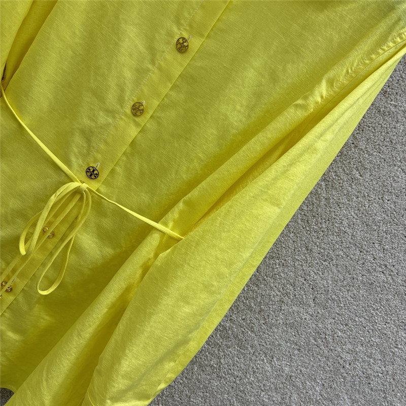 Tory Burch linen lapel shirt cheap replica designer clothes