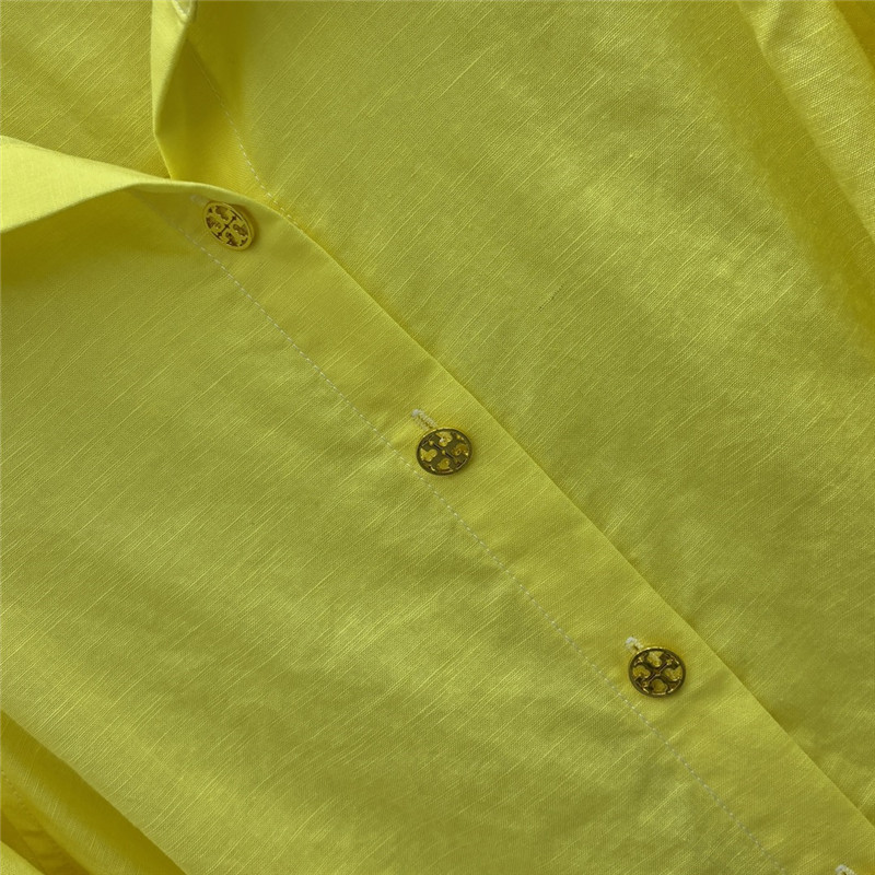 Tory Burch linen lapel shirt cheap replica designer clothes