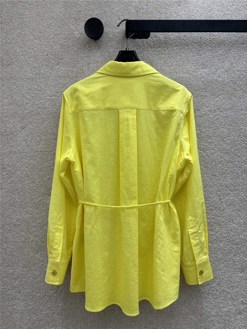Tory Burch linen lapel shirt cheap replica designer clothes
