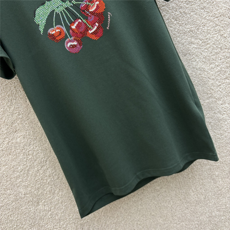 bv*b*rry hot D1am0nd pattern short-sleeved t-shirt replica clothes