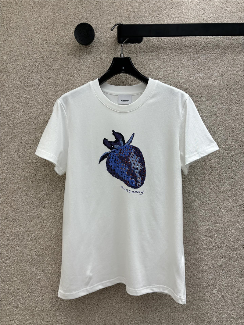 bv*b*rry hot D1am0nd pattern short-sleeved t-shirt replica clothes