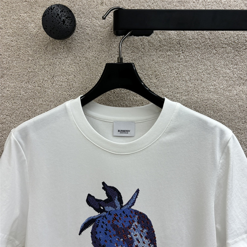 bv*b*rry hot D1am0nd pattern short-sleeved t-shirt replica clothes