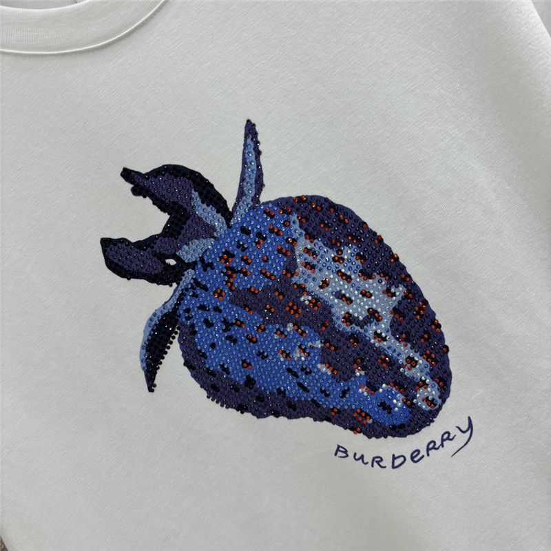 bv*b*rry hot D1am0nd pattern short-sleeved t-shirt replica clothes