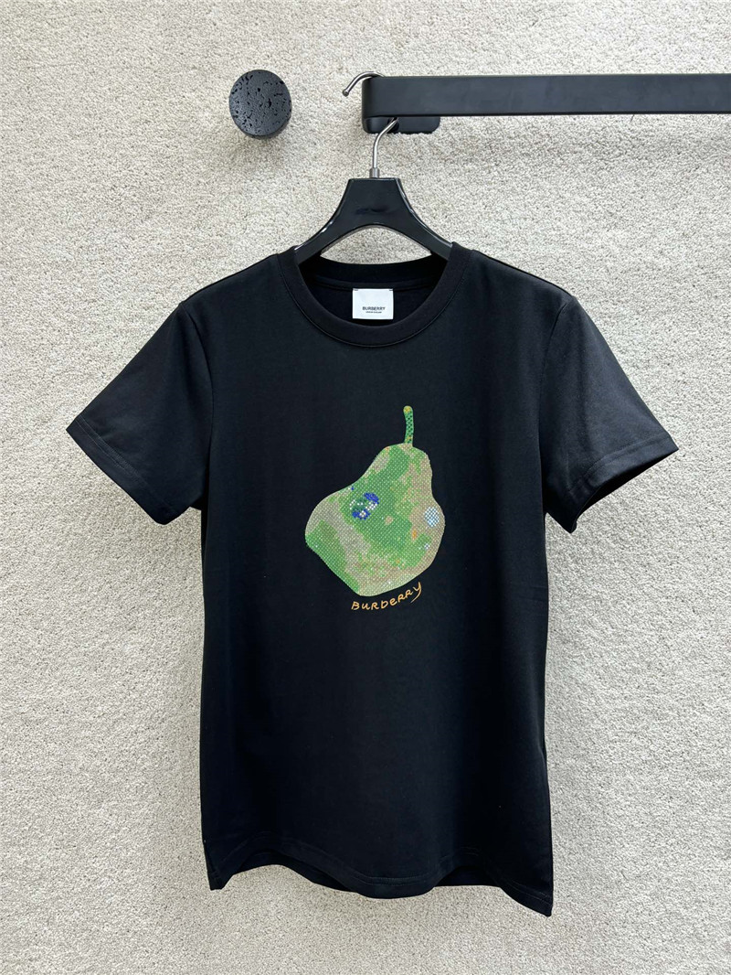 bv*b*rry hot D1am0nd pattern short-sleeved t-shirt replica clothes