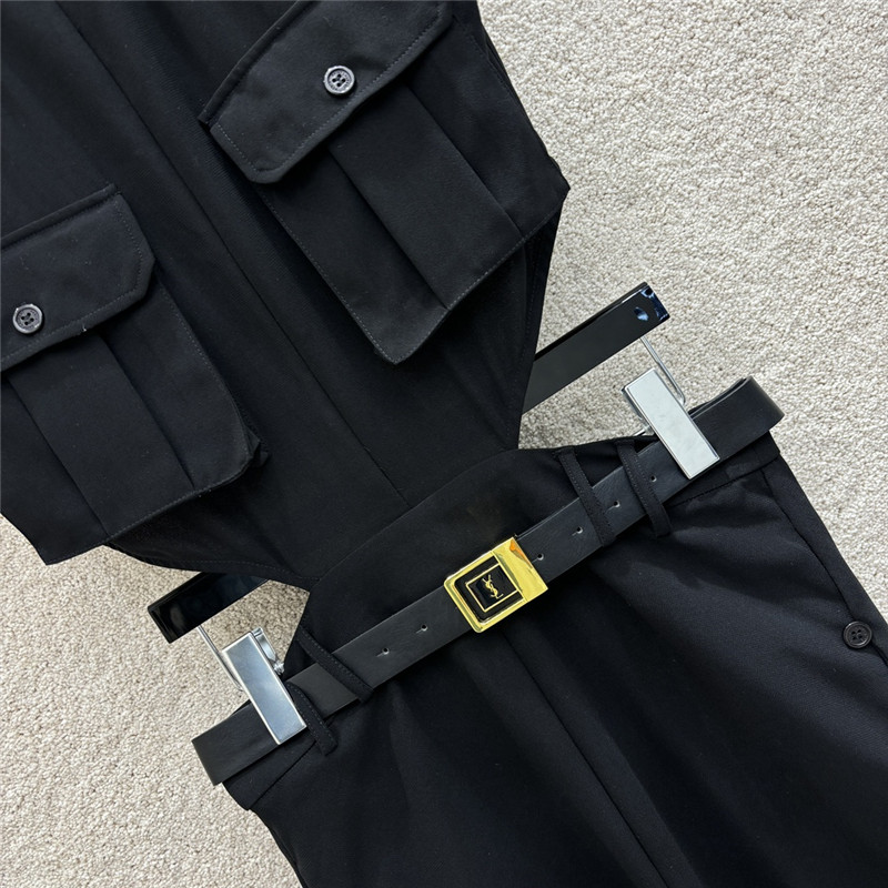 Y51 belted sleeveless sundress replica designer clothes