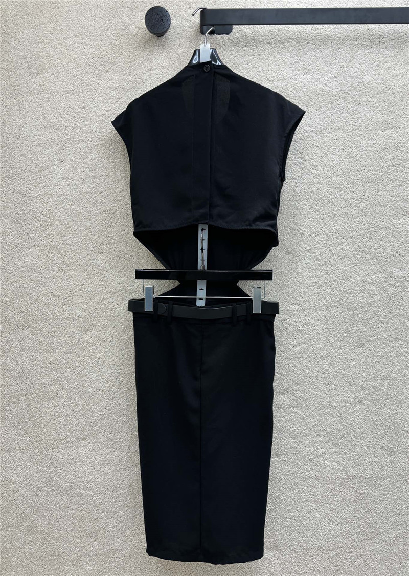 Y51 belted sleeveless sundress replica designer clothes