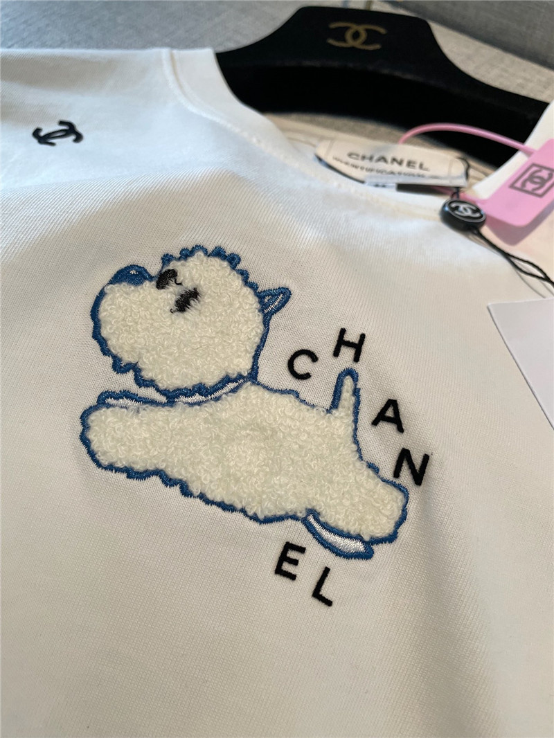 Ch**el new puppy t-shirt replica designer clothing websites
