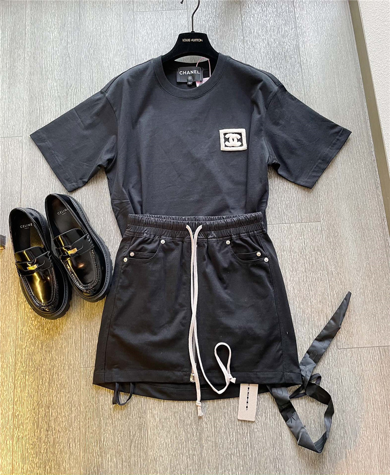 Ch**el basic short sleeve replica designer clothes