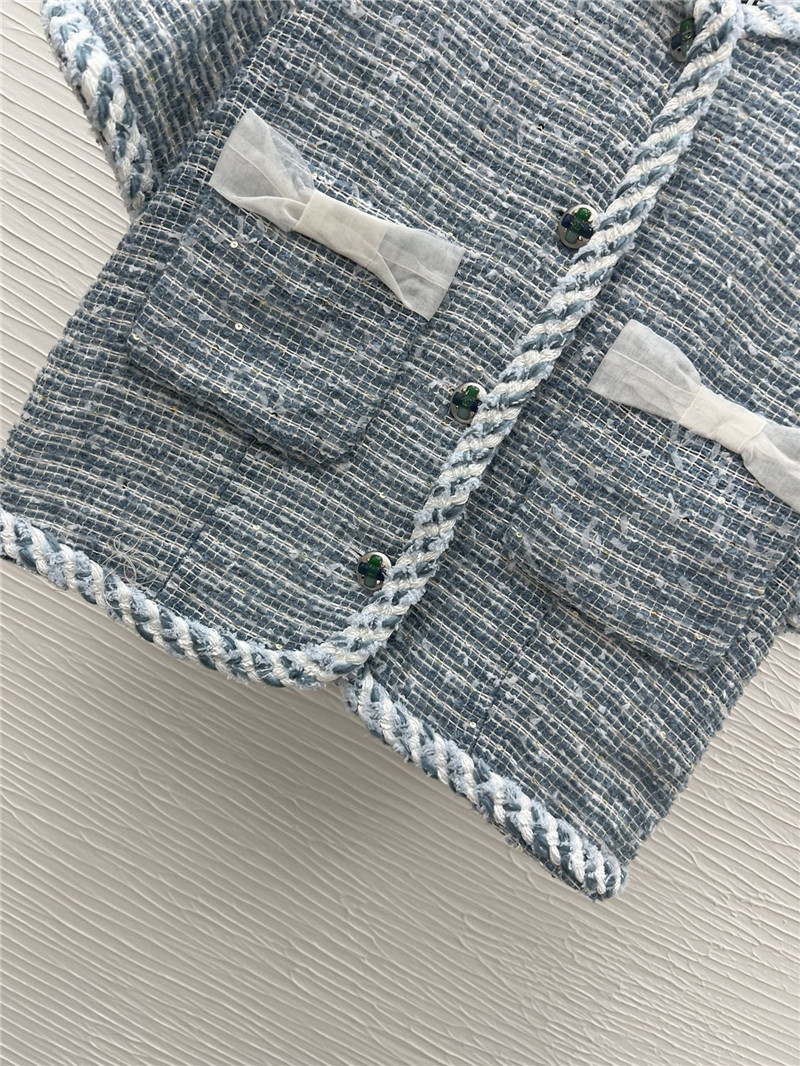 Ch**el new short sleeve jacket replica designer clothing websites