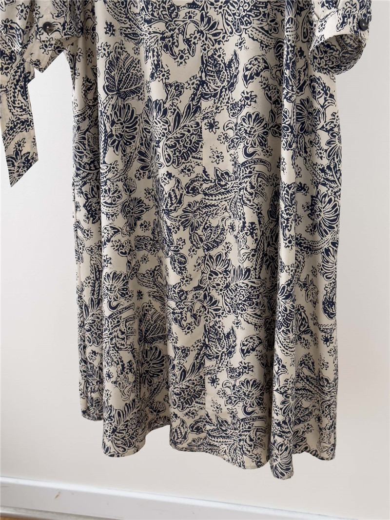 L0r0 P1ana printed mulberry silk dress replica d&g clothing