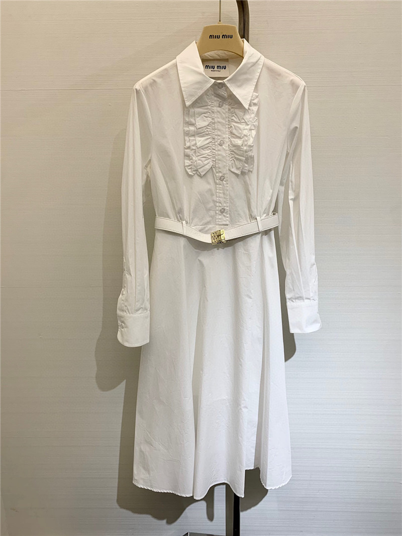 M1um1u long sleeve dress replica clothes