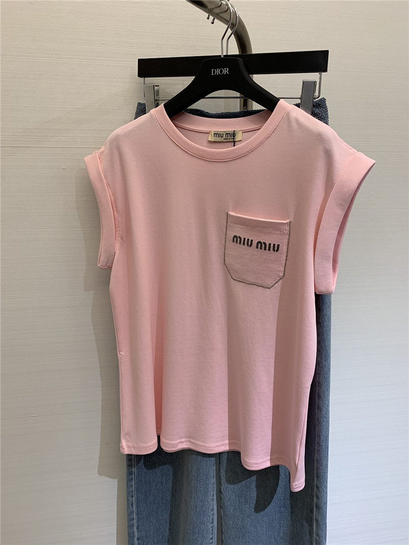 M1um1u rolled hem shirts replicas clothes