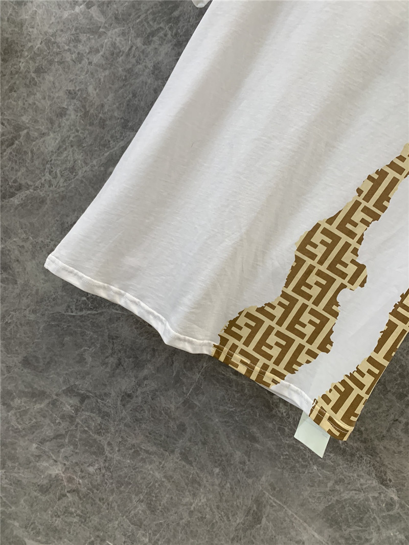 F**di letter print short-sleeved t-shirt replicas clothes