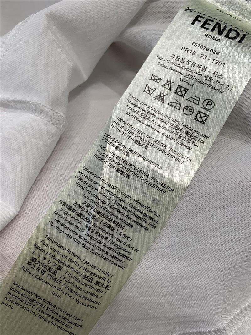 F**di letter print short-sleeved t-shirt replicas clothes