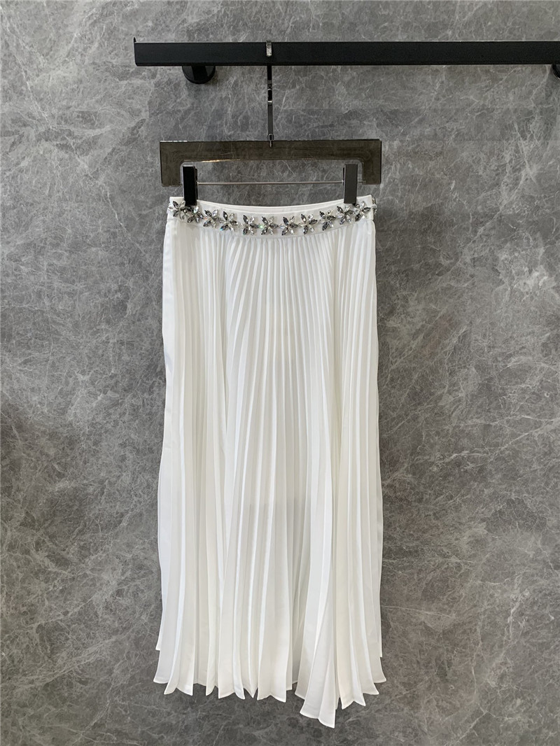 Va1e*ntin0 studded pleated skirt replica designer clothes