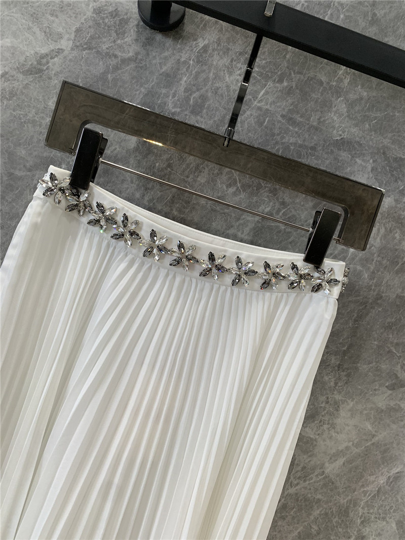 Va1e*ntin0 studded pleated skirt replica designer clothes