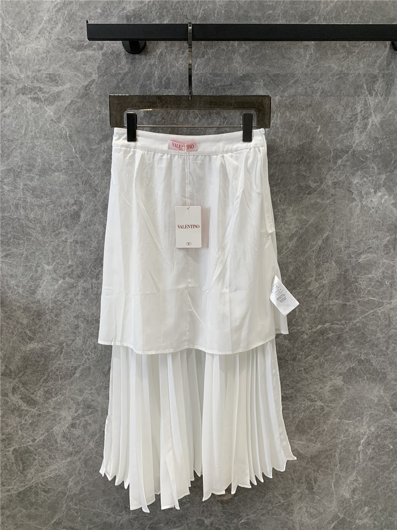 Va1e*ntin0 studded pleated skirt replica designer clothes