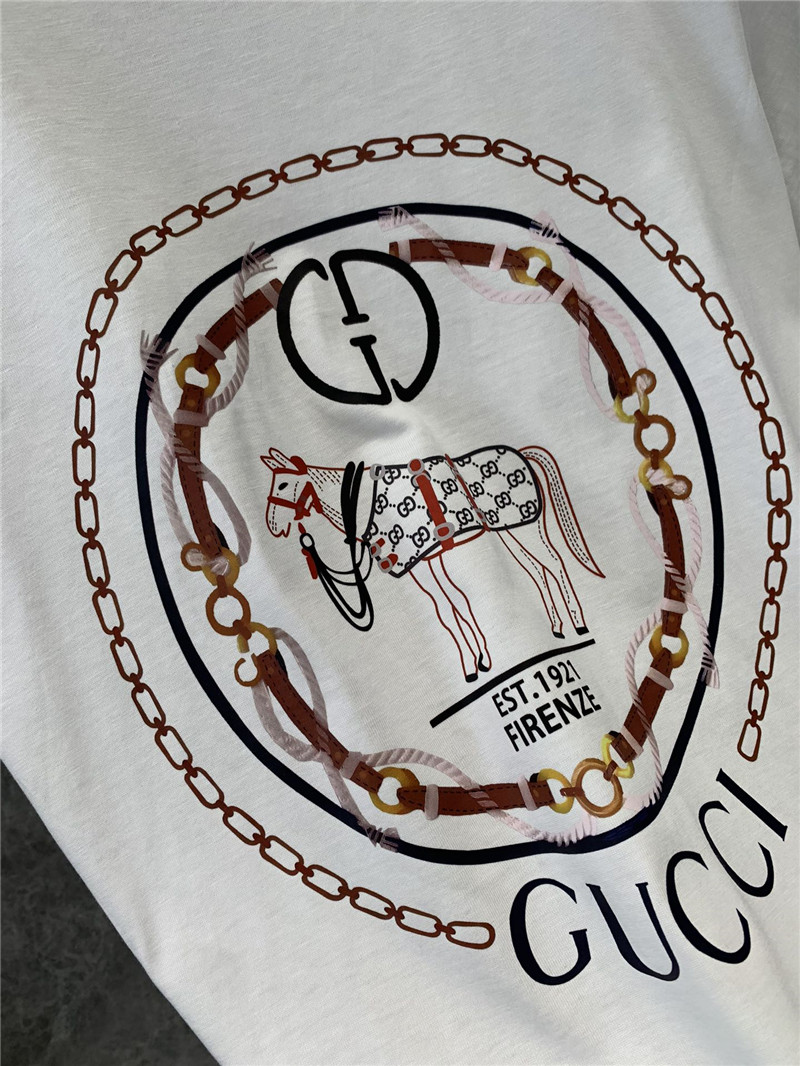 Gucci round neck short sleeve T-shirt replica d&g clothing