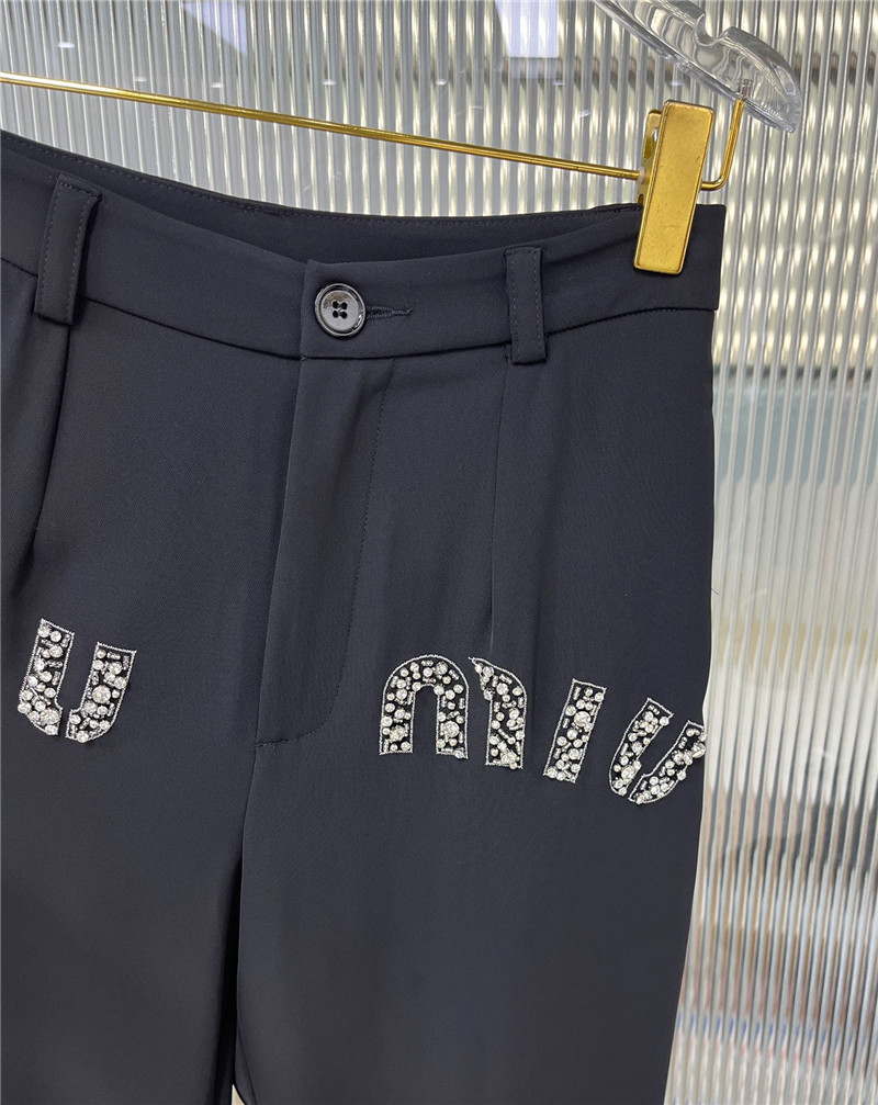 M1um1u straight fashion trousers replica clothing sites