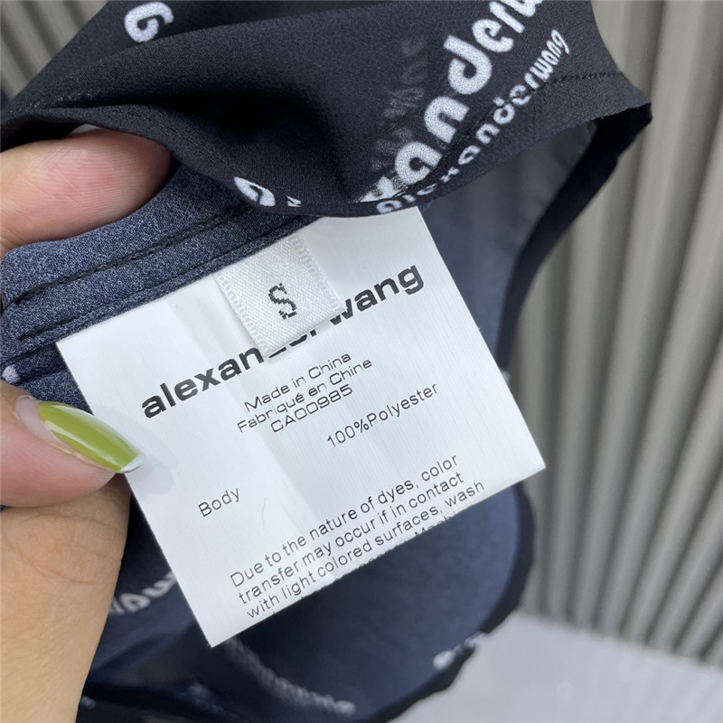 A1exa*der wang printed see-through shirt replicas clothes