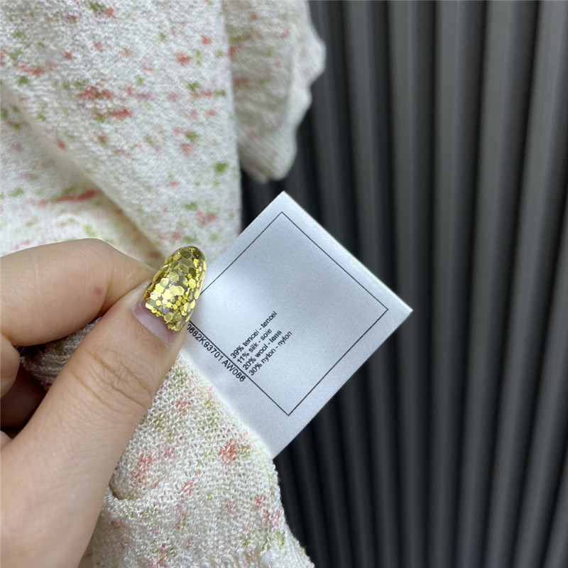 Ch**el knitted short sleeve top replica d&g clothing