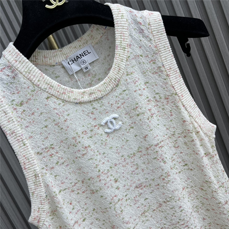 Ch**el knitted vest replica clothing sites