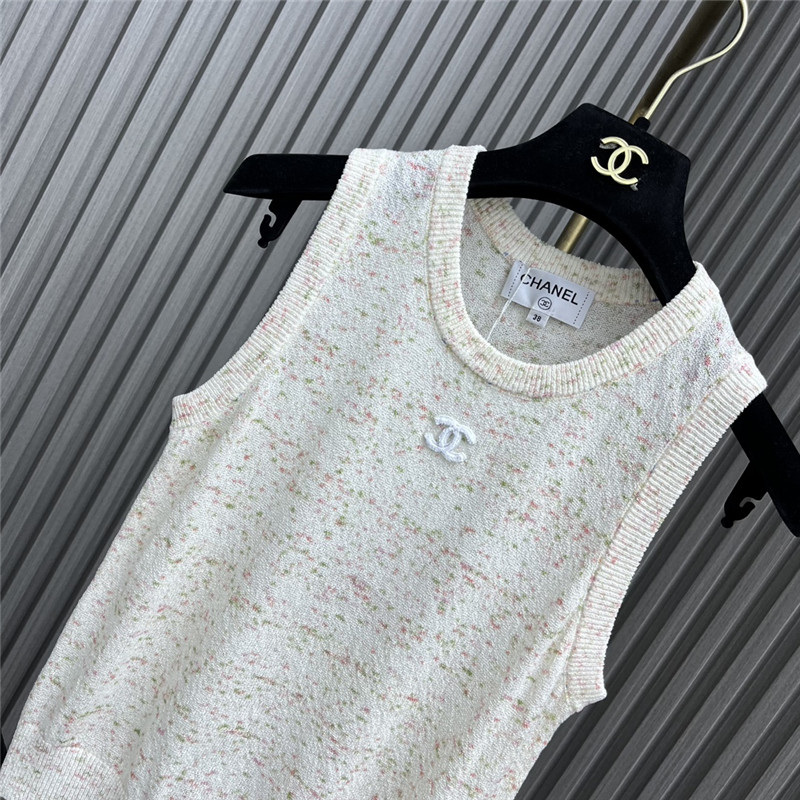 Ch**el knitted vest replica clothing sites