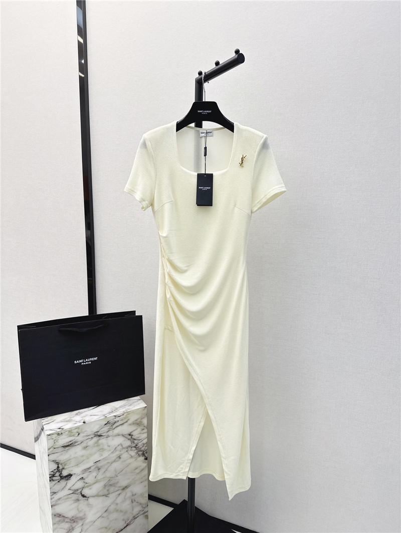 Y51 pleated waist dress replica d&g clothing