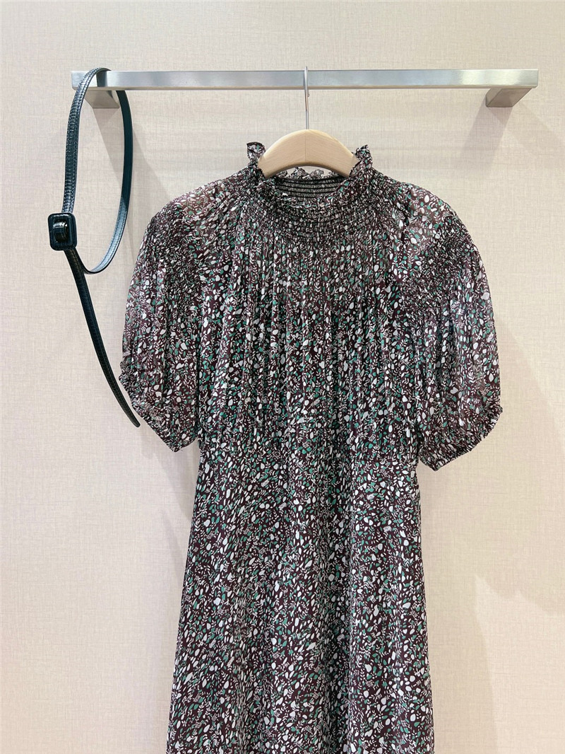 D10r puff sleeve elastic cuff dress replica clothes