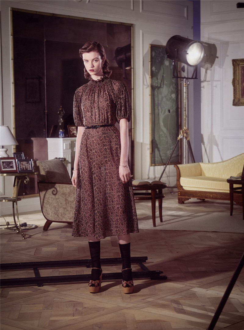 D10r puff sleeve elastic cuff dress replica clothes