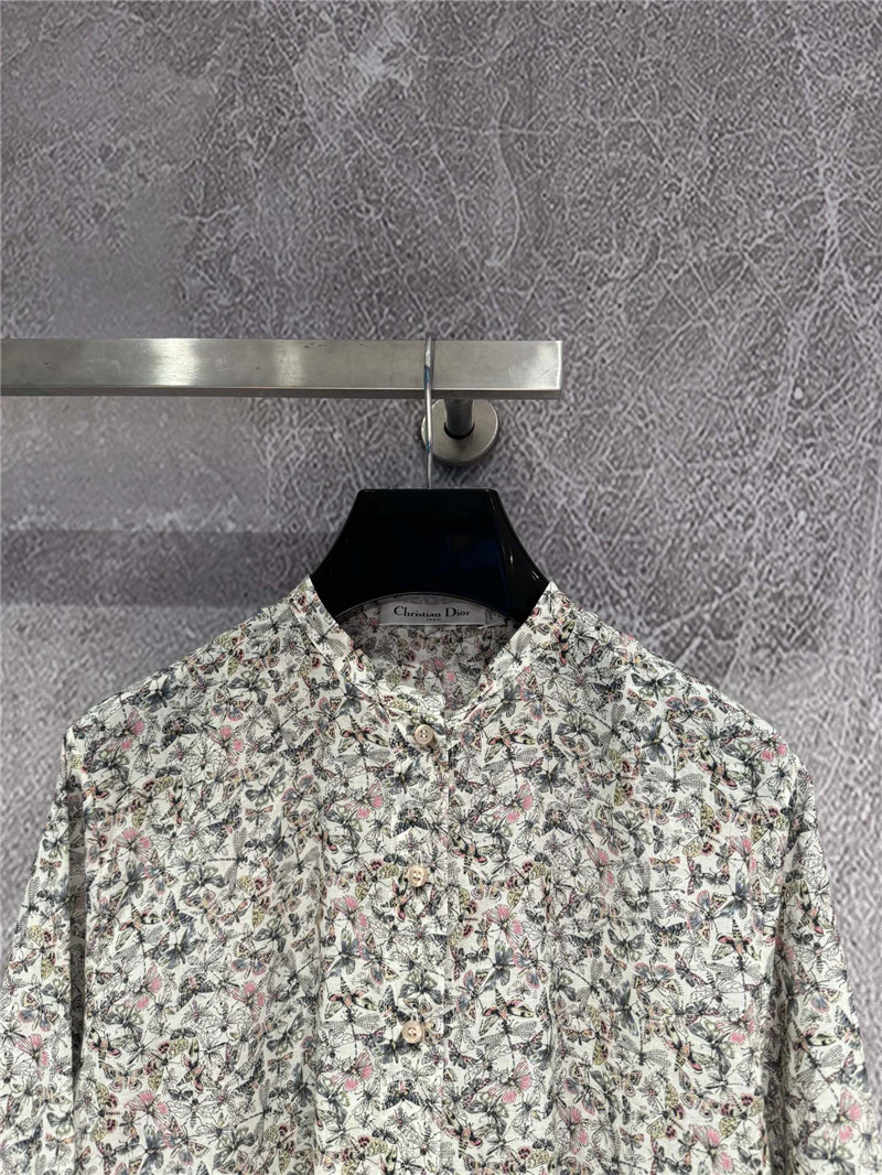 D10r butterfly pattern shirt replica d&g clothing
